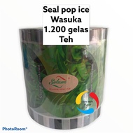 PLASTIK SEALER GELAS POP ICE/SEAL PRESS/PLASTIK LID CUP/PLASTIK SEAL CUP/SEAL PLASTIK CUP/ 1.200 GEL