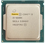 I5 I5-6600K หลัก6600K 3.5 GHz ใช้ Quad-Core Quad-Core เครื่องประมวลผลซีพียู6M 91W LGA 1151