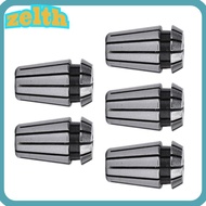 ZELTH 5Pcs ER11 Spring Collet Set, ER11 Type High Accuracy CNC Collet Chuck, Precision 40Cr Spring C