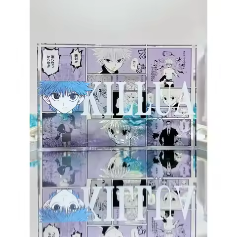 HUNTER×HUNTER Acrylic Stand Block Hisoka GON FREECSS Killua Zoldyck Anime HOBBY Goods Gift Animation