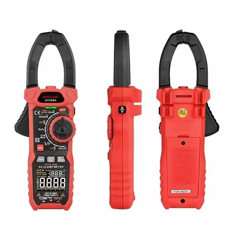 MAYILON HT208D HT208A 1000A Digital Clamp Multimeter AC DC True RMS Current Voltmeter NCV Voltmeter 