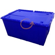 50L Security Container 4628 Toyogo – Lockable Plastic Heavy Duty Box Industrial Storage Wheels