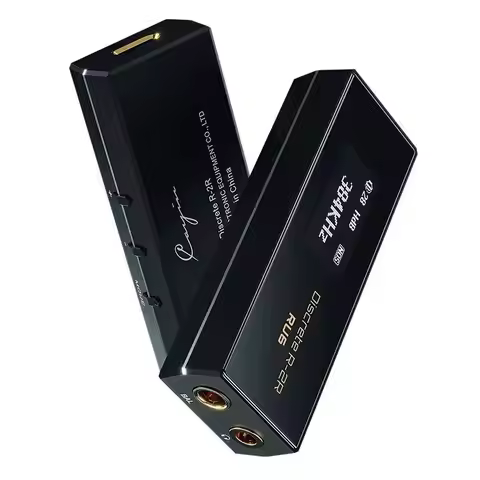 RU6 Portable USB DAC cayin Headphone Amplifier USB Dongle R2R DAC with 3.5mm and 4.4mm Headphone Out