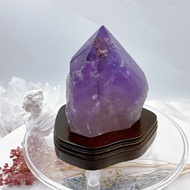 Featured High-Quality Bolivian Natural Amethyst Backbone Rainbow Light Positive Wealth Prosperity Lu