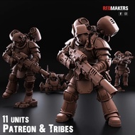 Warhammer 40K Killing Team Special Forces Imperial Forces 3D Printing Chess Piece White Film N9Z6