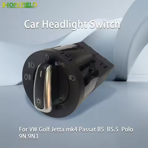 3BD941531 Car Headlight Fog Lights Switch Control For VW Golf Jetta MK4 Passat B5 B5.5 Polo 9N 9N3 S