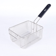 Stainless steel 81 wire mesh electric frying furnace gas frying furnace fried chicken furnace sieve frying basket frying blue chips machine colander.