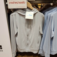 หิ้วของแท้เสื้อฮู้ดผ้าตาข่ายกัน UV ยูนิโคล่ (Uniqlo Airism UV cut) สำหรับสาวๆใส่ออกแดด มีหลากสีสันสด