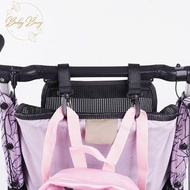 BABYBANG 2PCS Pram Hooks Baby Stroller Hooks Bed Accessories Wheelchair Organizer Hanging Hook Creative Carabiner Bicycle Hook Pram