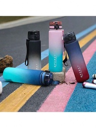 1 ชิ้น ขวดน้ำพลาสติกที่มีขีดบอกปริมาตร 500ml/1000ml - ขวดน้ำสำหรับกีฬากลางแจ้ง - ขวดน้ำดื่มธรรมชาติ 