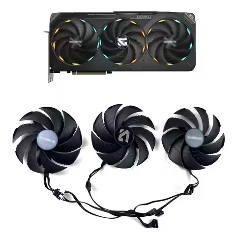 Graphics card fan 105MM 0.65A PLD10020S12H For GIGABYTE RTX 5070 5080 5090 D Gaming OC video card fa