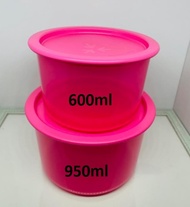 Ready stock - 2pcs Tupperware one touch topper in pink (2)