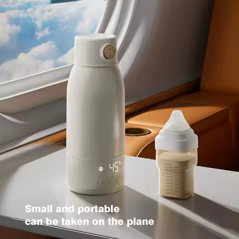 Rechargeable Milk Warmer Baby Portable Rechargeable Milk Kettle Electronic Heating Kettle Portable B