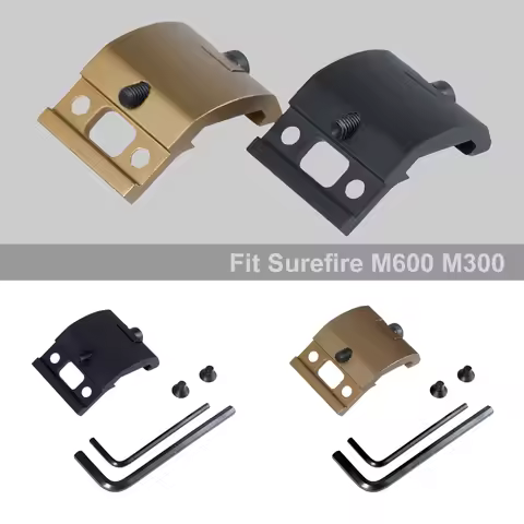 Tactical Flashlight Scout Light Mount Fit Surefire M600C M600 M300A M300 M300B 20mm Picatinny Rail A