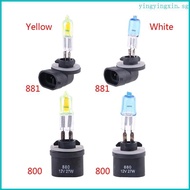 YIN Car Fog Light Headlight Bulbs 880 881 12V 27W Bulbs Bright LED Halogen Bulb
