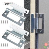 PEONIES 5pcs/set Door Hinge, Soft Close No Slotted Flat Open, Useful Interior Folded Connector Wooden  Hinges Furniture Hardware
