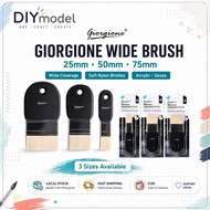 Giorgione Wide Abstract Brush 25/50/75mm Gesso Acrylic Oil Painting Nylon Paint Brush