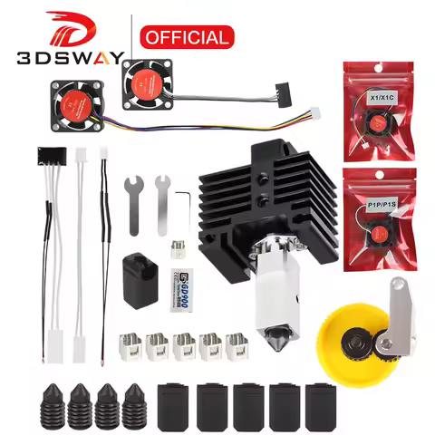 Original Hotend For Bambu Lab p1 X1 P1P X1C P1S Upgrade Hot end Print Head Heater Thermistor For bam