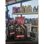 motul 8100 5w30 servicing package