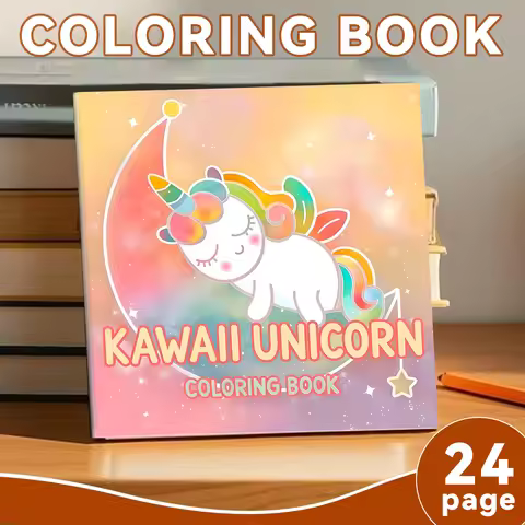 24 Pages Cartoon Art Coloring Book Painting Graffiti Book Children Girls Art Drawing Relieve Stress 