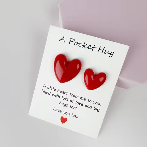Pocket Hug Heart Gift for Mom Grandma Aunt Birthday Mothers Day Gifts for Wife Anniversary Wedding G