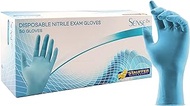 Blue Disposable Nitrile Gloves, 8 mil, Stauffer Sense8x, Latex Free, 12" Long Cuff, Powder Free, Tough &amp; Strong