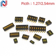 Patch ON/KE Dip switch 1.27MM 2.54MM pitch 1P/2P/3P/4P/5P/6P/8P/10P slide switch