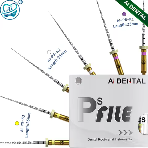 Rotary Path File Endo Heated Activated PT Tip Taper 2% Shaping Square Durable Nickel Titanium Drills