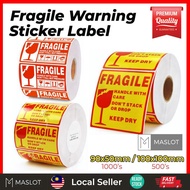 1000PCS Fragile Sticker Label Warning 90x50mm 9x5cm (mAsLoT)