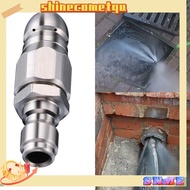 【5.29】 {}5000 PSI Sewer Jetter Pressure Drain Jetter Hose Nozzle for 1/4 Pressure Washer