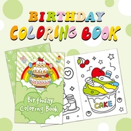 [Mamalove] 🎂 Goodies Idea  Birthday Coloring Book Kids Activity book 🎂