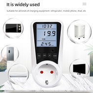 Good Digital Wattmeter AC Energy Socket Power Meter Electricity Usage Monitor Socket Kilowatt Wattag