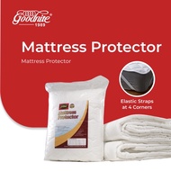 Protector | Goodnite Mattress Protector (Single Super Single Queen King) 4 corners Elastic Strap |cotton polyester fibre