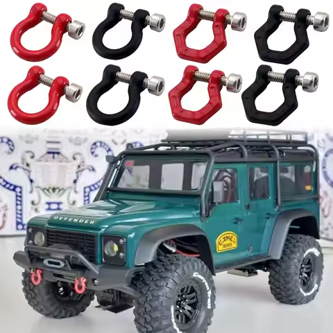 Ajrc U Rings Tow Hooks Front And Rear Bumper Towing Hooks For Fcx18 Lc80 Traxxas Trx4m Defender Axia