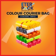 HOT SELL-Eter Pack Colour Courier Bag Flyer Packaging Bag Mailing Plastic Bag Kurier Bag 100PCS / Be