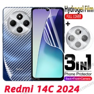 Redmi 14C 2024 Front Back Full Cover Protection Hydrogel Film For Redmi 14C Redmi14C 14 C C14 4G 5G 