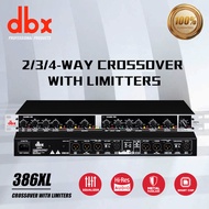 DBX 386XL 2/3/4-Way Crossover With Lmitters 3-channel crossover with limiter function 2 input channe