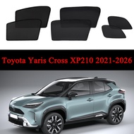 For Toyota Yaris Cross XP210 2021-2026 Car Visor Sunshade  Mesh Vehicle Curtain Protector Summer Aut