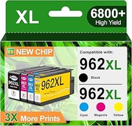 962 962XL Ink Cartridges Combo Pack for HP 962XL Ink Cartridges Combo Pack for HP 962 XL for HP Ink