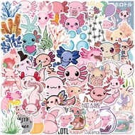 ❉ Axolotl Cynops Series 01 Salamander Stickers ❉ 50Pcs/Set DIY Fashion Waterproof Decals Doodle Stic