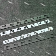 Porsche Letter Logo Cayenne Macan Rear Trunk Badge GTS 911 Modified English Number Emblem Accessorie