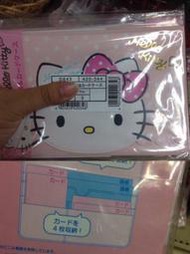 日本代購大臉凱蒂貓Hello kitty提款卡存摺收納本