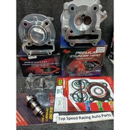 COMBO API/ RACING BLOCK 59MM + HEAD & VALVE 24/28MM + CAMSHAFT + TOP GASKET SET  EGO EGOS NOUVO NOUV
