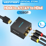 Vention HDMI to AV Converter HDMI to 3RCA CVBS AV Composite Video Adapter Supports PAL/NTSC