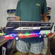 MINIATUR BUS harapan legacy sr3 xdd volvo B11R Jumbo SizeJAYA