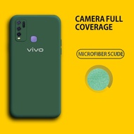 case vivo y30 y30i y50 casing candy logo silicon 3d camera - hijau vivo y50