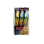 (3 IN A SET)  Fantes Tooth Brush Natural Fante Toothbrush Berus Gigi Rainbow Natural SOFT MEDIUM HAR