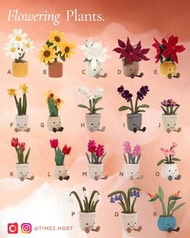 訂購10天到📦正版❣️齊吊牌❣️ Jellycat Plants 盆栽 蘭花 / 風信子 / 水仙 / 鬱金香 / 藍風鈴 / 雪蓮花 / 番紅花 / 紫羅蘭 / 一品紅 / 太陽花 / 向日葵 / 