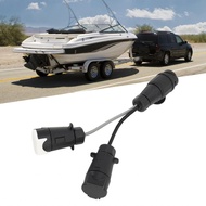 Trailer Towing Adapter  EU Style 13 Pin To Twin 7 Plug Socket for Cars Trailers Caravans RVs