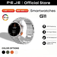 PEJE G11  Smart Watch AOD Amoled Bluetooth Call Long Battery 3ATM WaterProof strava